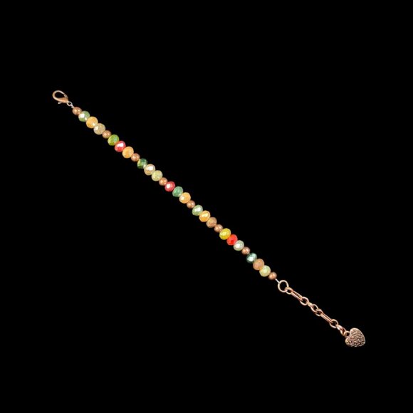 8pc Avante Jewelry COLLECTION Necklace Earrings Bracelets Coppertone Beads Chain - Picture 8 of 15